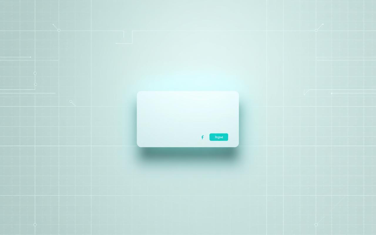 A minimal AI prompt input panel on a technical grid